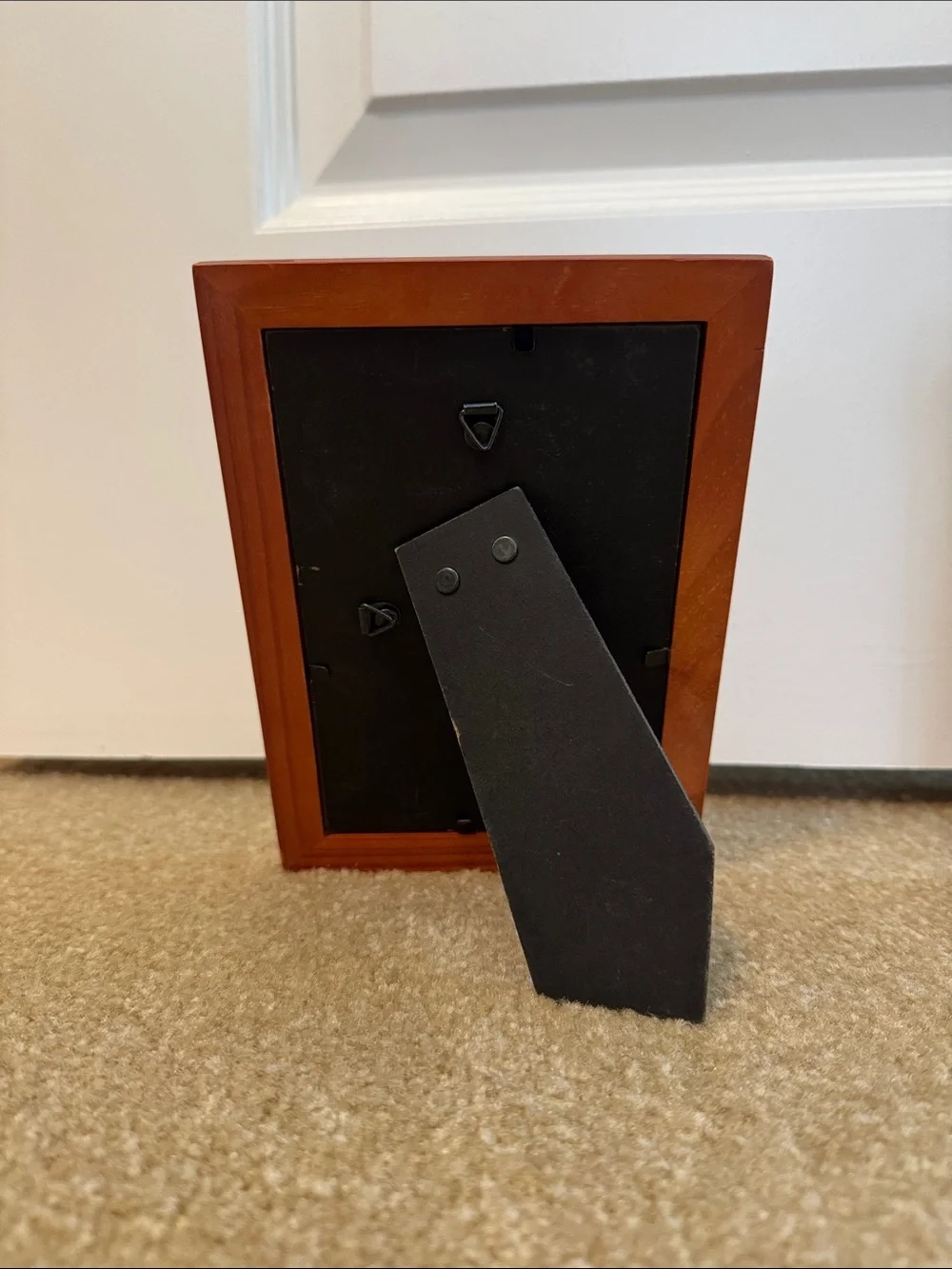 Two wood photo frames
